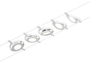 Plafoniera Paulmann, Wire RoundMac, Bianco, Corridoio, Metallo, Moderno