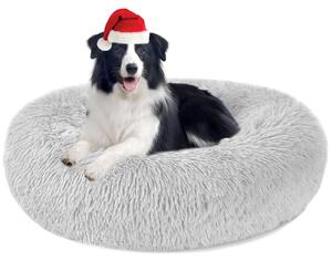 Cuccia rotonda e morbida per cani e gatti, realizzata in peluche