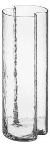 Vaso in vetro fatto a mano (altezza totale 24 cm) Tubu – noo.ma