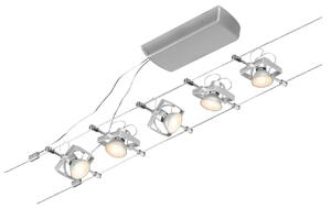 Plafoniera Paulmann, Wire Mac II, Grigio, Corridoio, Metallo, Moderno