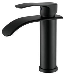 Miscelatore monocomando a cascata per bagno, con attacchi per acqua fredda e calda