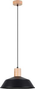 Lampada a sospensione URBANO nera 1xE27x15W in metallo, dimensioni: 120x34x34 cm, IP20, Pure Lume