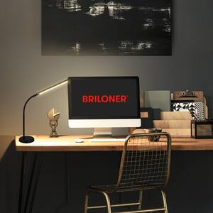 Briloner Lampada da tavolo LED Pivaz, touch dimmer, nero