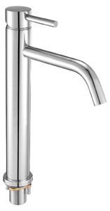 Miscelatore da cucina monocomando con design ad arco alto