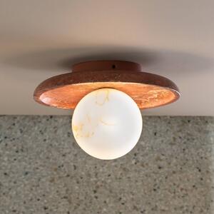 IT´S ABOUT ROMI Plafoniera soffitto Tivoli, dimmerabile, Terracotta, Soggiorno / Sala da pranzo, Pietra, Plafoniera