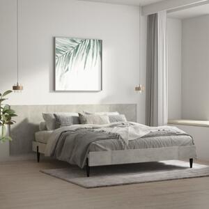 Maison Exclusive - Testiera Letto Grigio Cemento 120x1,5x80cm in Legno  Multistrato