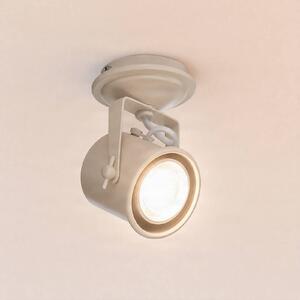 Faretto da soffitto Canico, a una luce, color crema Canico Argon, Crema / Ambra, Soggiorno / Sala da pranzo, Metallo, Moderno, Faretto alogeno