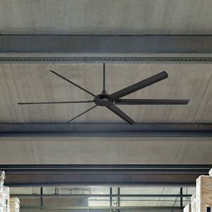 Westinghouse Ventilatore da soffitto Widespan, nero Widespan, Nero, Soggiorno / Sala da pranzo, Alluminio, Moderno