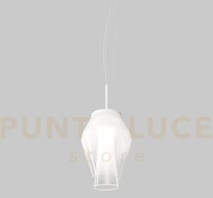 Anisette sospensione bianco sfumato bianco opaco 1 luce attacco e27