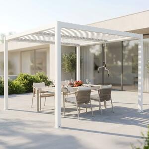 NIMBUS - pergola bioclimatica in alluminio 4x4