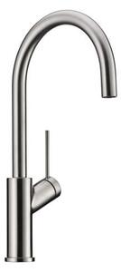 LINEA Mio 1, miscelatore per lavello, finitura acciaio inox, alta pressione
