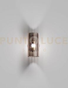 Armonia applique a parete 15 fume' rigadin verticale oro satinato 1