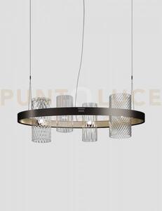 Armonia sospensione ov1 multicolore 3 nickel nero satinato oro sati