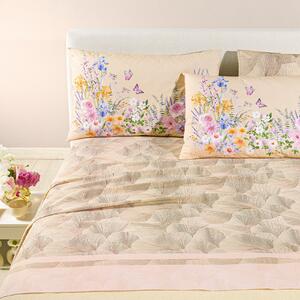 Completo Lenzuola SINGOLO Yasmine NATURALE Cotone Caleffi