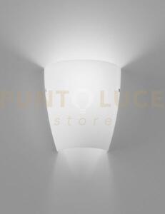 Dafne applique a parete bianco satinato 1 luce attacco e27