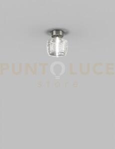 Damasco faretto c cristallo cristallo nickel satinato 1 luce attacc