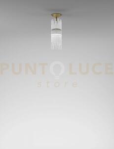 Diadema lampada da soffitto p cristallo bronzo satinato 1 luce atta