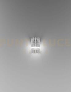 Diadema applique a parete p cristallo cromo lucido 2 luci attacco g9