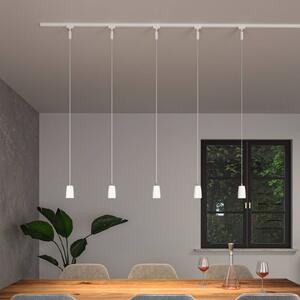 Paulmann Copertura per lampada a sospensione URail, bianco segnale, GU10 URail Cover, dimmerabile, Bianco / Opale, Soggiorno / Sala da pranzo, Plastica, Moderno