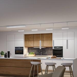 Paulmann URail Barra luminosa a LED Ceris, 4000K, alluminio, dimmerabile, Bianco / Opale, Soggiorno / Sala da pranzo, Alluminio, Moderno