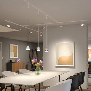 Paulmann URail LED faretto Circle, 3stepdim, 4.000K, bianco segnaletico dimmerabile, Bianco / Opale, Soggiorno / Sala da pranzo, Metallo, Moderno