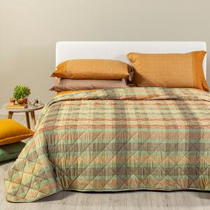 Copriletto Primaverile SINGOLO Dylan GOLD Microfibra Caleffi