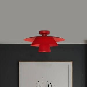 Plafoniera soffitto Plato Luminex, dimmerabile, Rosso, Soggiorno / Sala da pranzo, Metallo, Moderno, Plafoniera