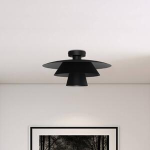 Plafoniera soffitto Plato Luminex, dimmerabile, Nero, Soggiorno / Sala da pranzo, Metallo, Moderno, Plafoniera