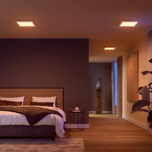 Philips Hue Plafoniera smart Surimu, dimmerabile, Bianco / Opale, Soggiorno / Sala da pranzo, Alluminio, Moderno