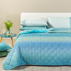 Copriletto Primaverile SINGOLO Larry BLUETTE Microfibra Caleffi