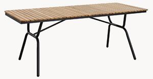 Tavolo con piano in legno di teak Parc, 198 x 88 cm