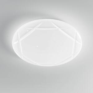 F.A.N. Europe Plafoniera a LED Elixir, Bianco / Opale, Soggiorno / Sala da pranzo, Plastica, Moderno, Plafoniera LED