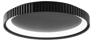 Luce Ambiente Design Plafoniera a LED Niike, Nero, Soggiorno / Sala da pranzo, Metallo, Moderno, Plafoniera LED