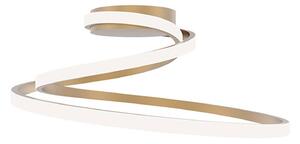 Luce Ambiente Design Plafoniera a LED Coaster, Ottone / Oro, Soggiorno / Sala da pranzo, Alluminio, Moderno, Plafoniera LED