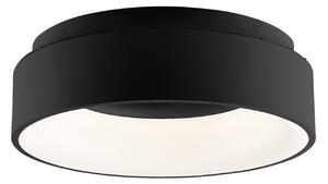 Luce Ambiente Design Plafoniera a LED Noah, Nero, Soggiorno / Sala da pranzo, Alluminio, Moderno, Plafoniera LED