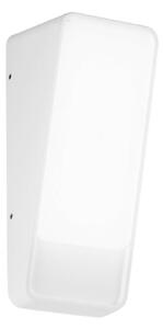INTEC Applique da esterni a LED Coupe, Bianco / Opale, Alluminio, Moderno, Applique LED da esterni