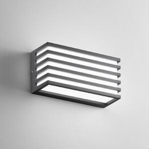 INTEC Applique da esterni a LED Dukrot, Nero, Alluminio, Moderno, Applique LED da esterni