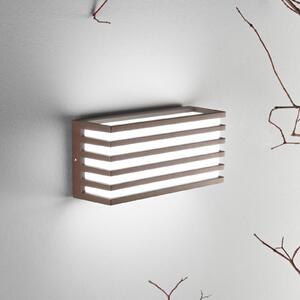 INTEC Applique da esterni a LED Dukrot, Bronzo / Ottone antico, Alluminio, Moderno, Applique LED da esterni