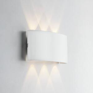 INTEC Applique da esterni a LED Betle, Bianco / Opale, Alluminio, Moderno, Applique LED da esterni