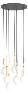 Open Design OR85334 - Lampadario sospeso su cavo ERO 8xG9/8W/230V oro
