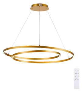 Brilagi-LED Lampadario dimmerabile a sospensione TWISTER LED/105W/230V 3000-6000K oro+telecomando