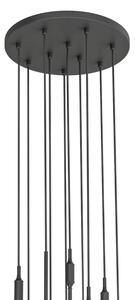 Open Design OR85372 - Lampadario a sospensione su cavo ERO 10xG9/8W/230V nero