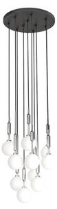 Open Design OR85358 - Lampadario a sospensione su cavo ERO 10xG9/8W/230V cromo lucido