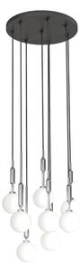 Open Design OR85327 - Lampadario sospeso a cavo ERO 8xG9/8W/230V cromato lucido