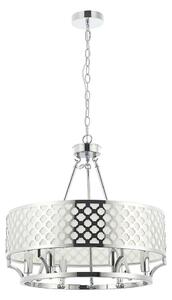 Open Design OR84375 - Lampadario a catena VERNO 6xE14/12W/230V cromato lucido