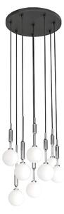 Open Design OR85327 - Lampadario sospeso a cavo ERO 8xG9/8W/230V cromato lucido