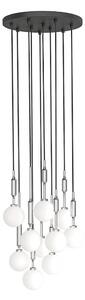 Open Design OR85358 - Lampadario a sospensione su cavo ERO 10xG9/8W/230V cromo lucido