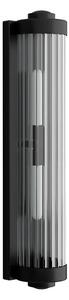Open Design OR84498 - Applique da parete per bagno FUMI 2xG9/8W/230V IP44 nera