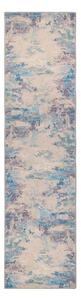 Runner lavabile blu-viola in fibra riciclata 60x230 cm Reid - Flair Rugs
