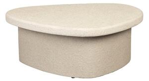 Tavolino da salotto beige con effetto marmo 49x74 cm Veda – Dutchbone
